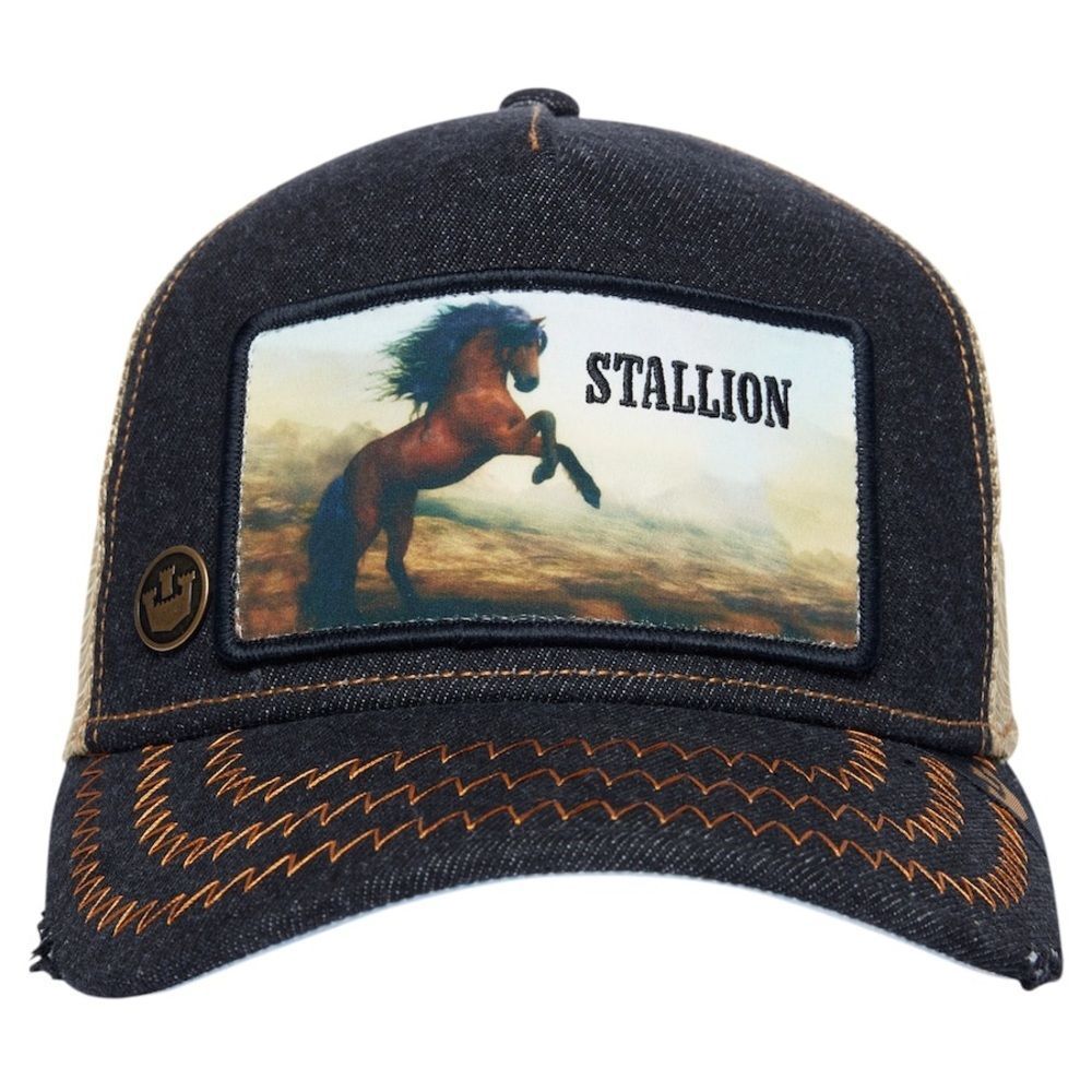 Goorin Bros‎ Rodeo Stallion Trucker Adjustable Hat - Charcoal nwt - Picture 2 of 8
